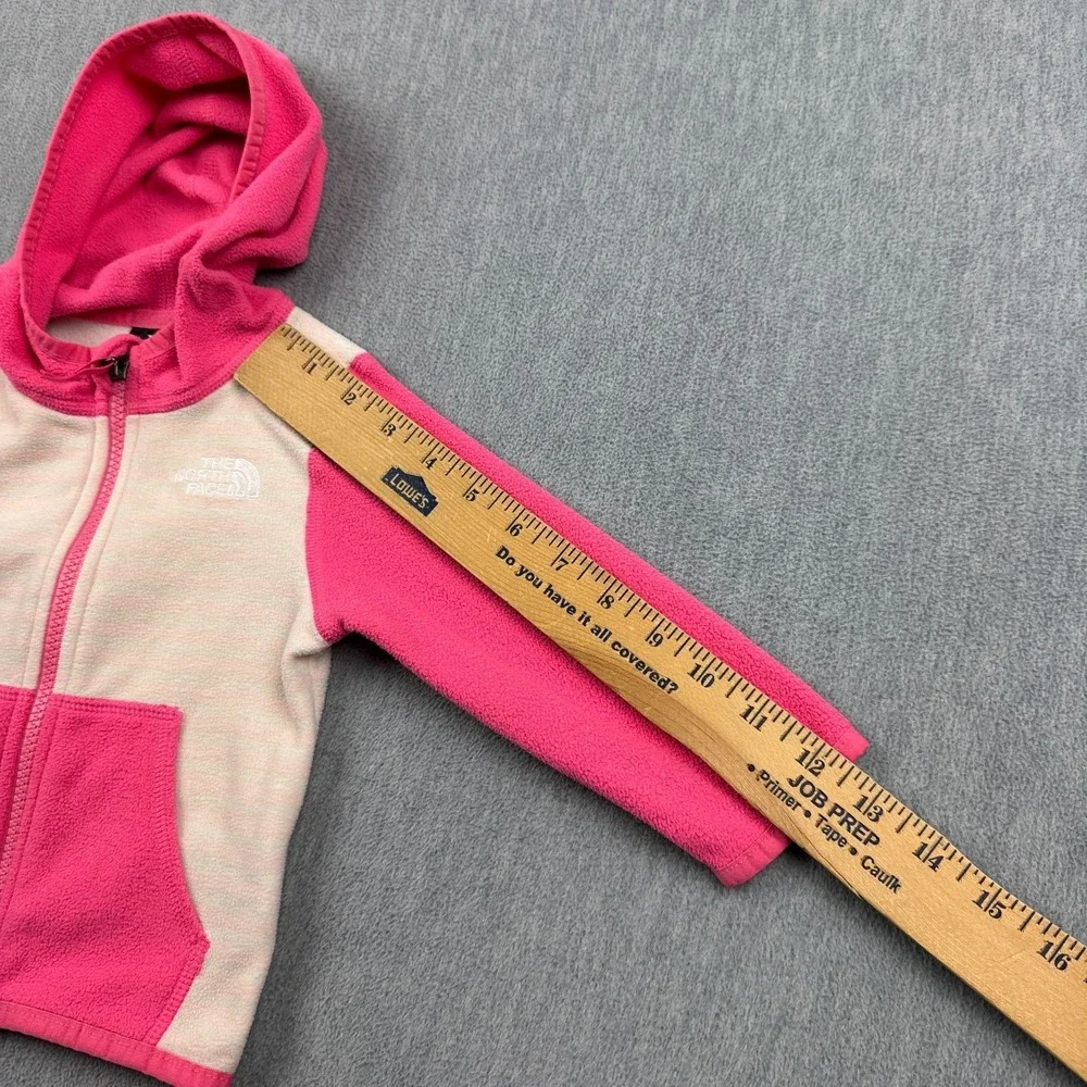 The North Face Jacket Baby Girl 6-12‎ Months Pink Glacier Fleece Hoodie Pullover